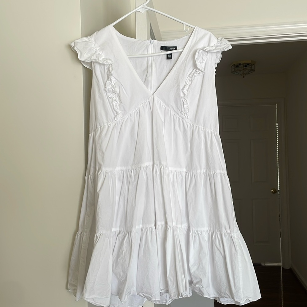 White Aqua Dress